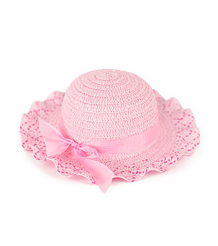 Розова детска лятна шапка Cammie снимка