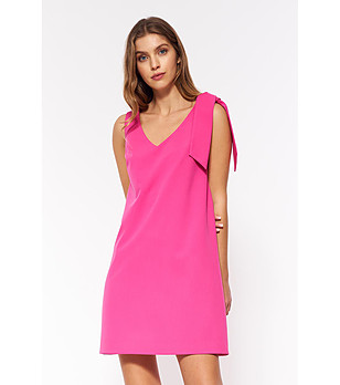 Розова рокля без ръкави Carlie снимка