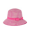 Детска шапка на райе в розово и бяло Teti-0 снимка