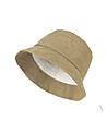 Дамска ленена шапка в цвят маслина Dominika-1 снимка