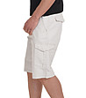 Светлобежов памучен мъжки къс панталон Carter-2 снимка