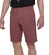 Памучни мъжки къси панталони в червен нюанс James-3 снимка