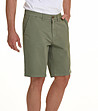 Зелен мъжки памучен къс панталон Rick-1 снимка