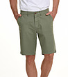 Зелен мъжки памучен къс панталон Rick-2 снимка