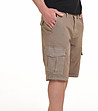 Бежов памучен мъжки къс панталон Frank-2 снимка