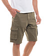 Памучен мъжки карго панталон в цвят каки Mark-2 снимка