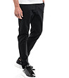 Памучен мъжки черен панталон Ken-2 снимка
