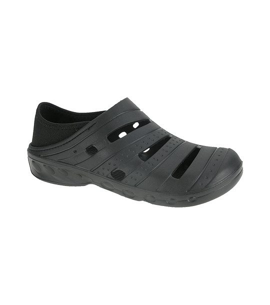 Черни мъжки летни обувки с ефектен дизайн Ben снимка