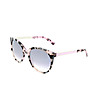 Дамски слънчеви очила розови нюанси с контрастен принт-0 снимка