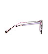 Дамски слънчеви очила розови нюанси с контрастен принт-2 снимка