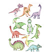Декоративен стикер Dinosaures-1 снимка