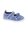 Светлосини бебешки обувки с принт звезди-0 снимка