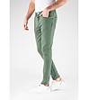 Зелени памучни слим мъжки дънки Jim-4 снимка