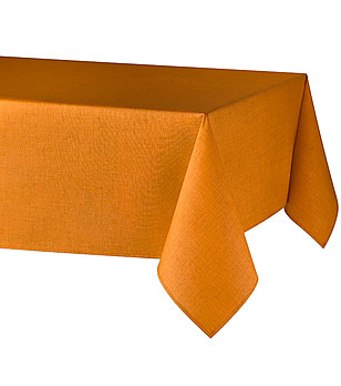 Оранжева покривка за маса Olympia 150x200 см снимка