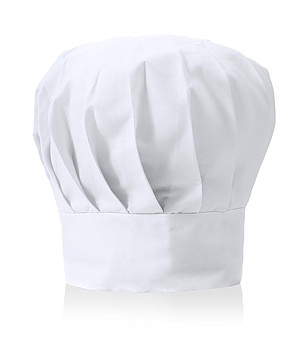 Готварска шапка Master в бял цвят снимка