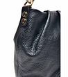 Черна дамска чанта от естествена кожа Lika-3 снимка