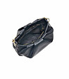 Черна дамска чанта от естествена кожа Lika-4 снимка