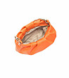 Оранжева дамска чанта от естествена кожа Lika-4 снимка