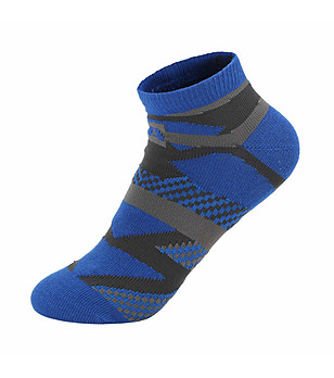 Сини детски чорапи с контрастни елементи Jerwo снимка