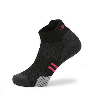 Unisex спортни чорапи в черно и розово Don diva снимка