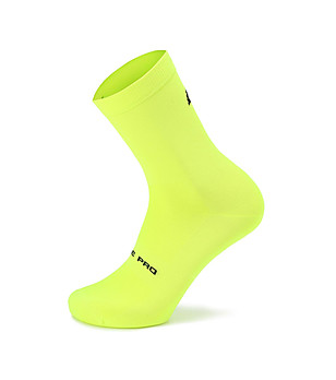 Неоновозелени unisex чорапи Colo neon с вълна мерино снимка
