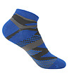 Сини детски чорапи с контрастни елементи-1 снимка