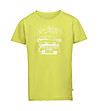 Памучна детска тениска в зелен нюанс Mounti-0 снимка