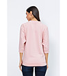 Розова памучна дамска блуза Inga-1 снимка