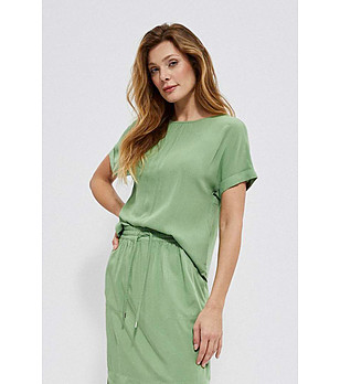 Дамска блуза в зелено Caryn снимка