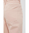 Светлорозов дамски памучен панталон Kerry-3 снимка