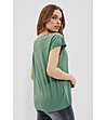 Зелена памучна дамска блуза Fanny-1 снимка
