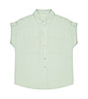 Дамска светлозелена риза Bernice-4 снимка