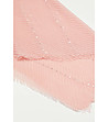 Розов дамски шал с пайети-3 снимка