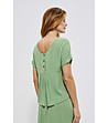 Дамска блуза в зелено Caryn-1 снимка