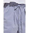 Дамски къси панталонки на райе в синьо и бяло Melisa-3 снимка