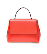 Червена кожена дамска чанта Sondra-0 снимка