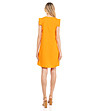 Оранжева памучна рокля без ръкави Faela-1 снимка
