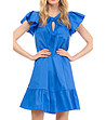 Памучна синя рокля Loretta-3 снимка