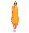 Памучна оранжева рокля Tania-0 снимка