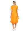 Памучна оранжева рокля Tania-1 снимка