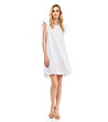 Бяла оversize памучна рокля Margaret-0 снимка
