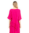 Дамска блуза с високо съдържание на лен в цвят фуксия-1 снимка