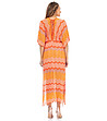 Оранжева рокля на зигзаг райе Geraldine-1 снимка
