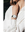 Дамски сребрист часовник с бял циферблат Reef-1 снимка