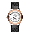 Черен дамски часовник с розовозлатист корпус Reef-2 снимка