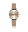 Розовозлатист дамски часовник със сребрист корпус Golden Hour-0 снимка
