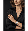 Дамски сребрист часовник със седефен циферблат Kendra-1 снимка