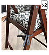 Комплект от 2 възглавнички за стол Milan 40х40 см -4 снимка