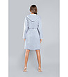 Сив дамски памучен халат Komfort-1 снимка