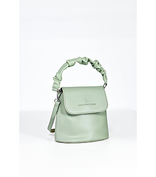 Малка дамска чанта в зелен нюанс Alseia снимка